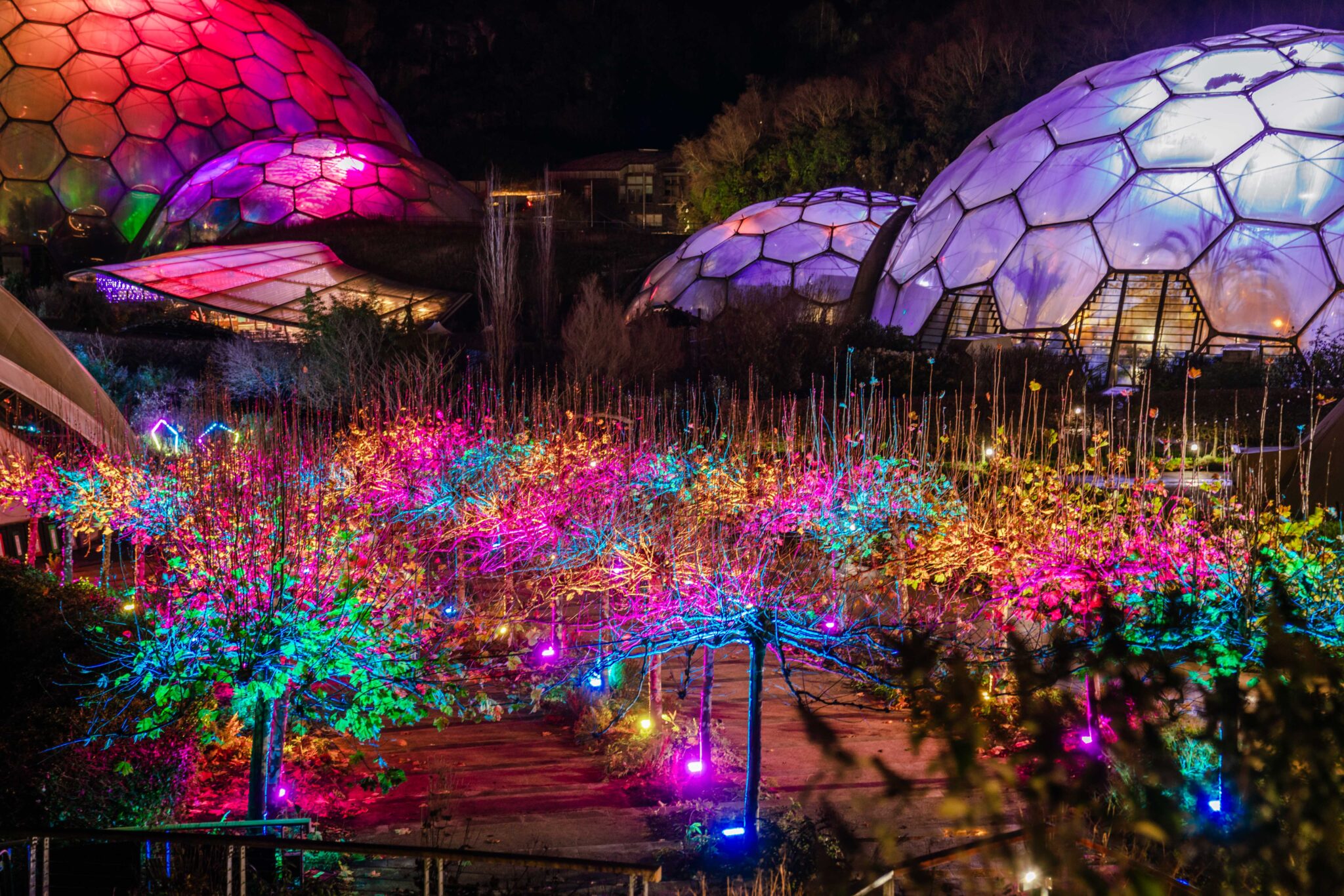 Father Christmas has arrived as Eden’s magical music and light-filled festive experience begins