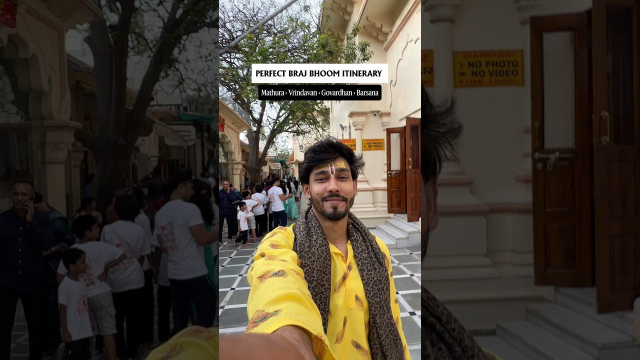 Braj Bhoomi complete travel plan #shorts #vrindavan