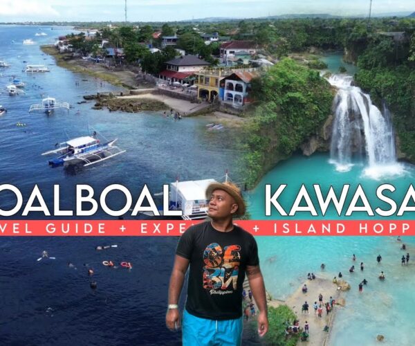 MOALBOAL + KAWASAN FALLS 🇵🇭 CEBU | Commute Travel Guide + Expenses + Island Hopping