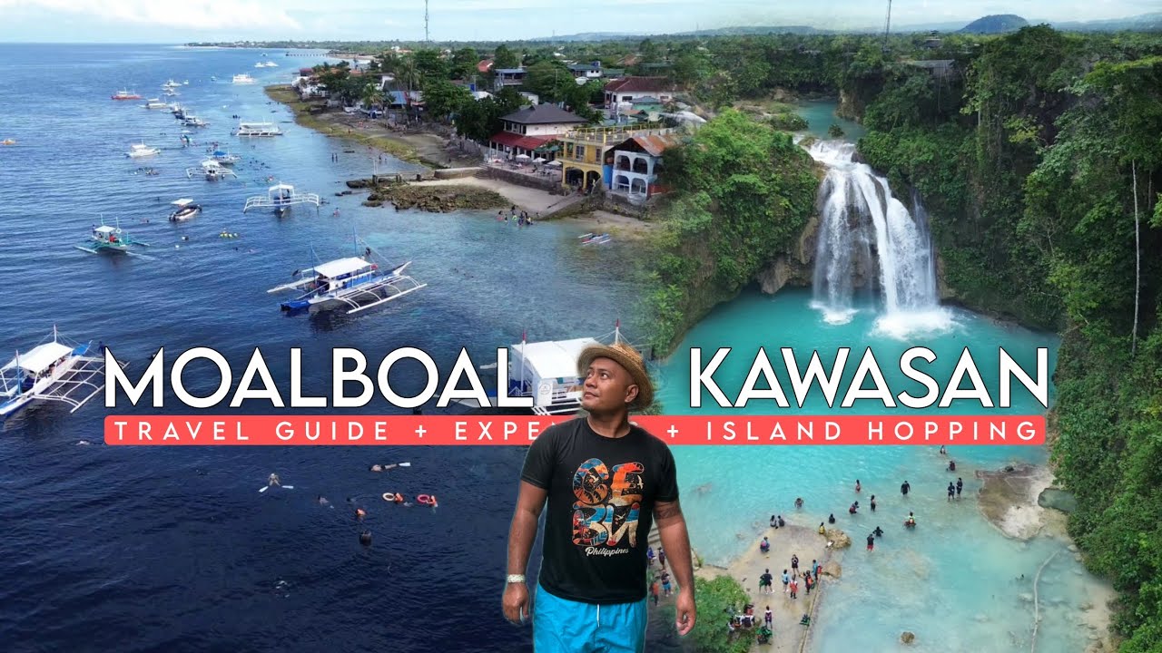 MOALBOAL + KAWASAN FALLS 🇵🇭 CEBU | Commute Travel Guide + Expenses + Island Hopping