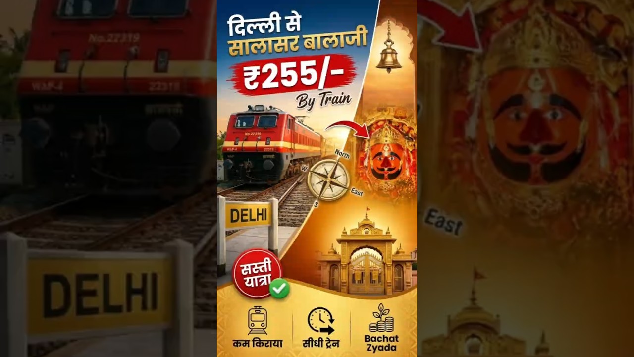 Delhi Se Salasar Balaji Kaise Jaye? 🚩 | Complete Budget Travel Guide 2026